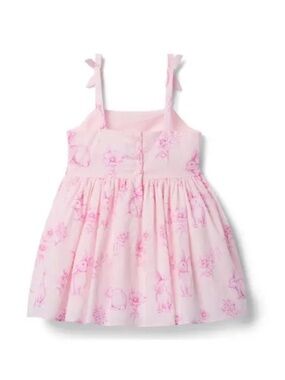Janie and Jack bunny bouquet dress size 7 girls